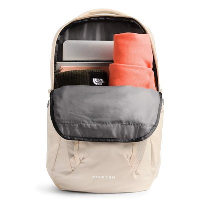 The North Face Women's Pivoter Backpack - Bleached Sand/Burnt Ochre
