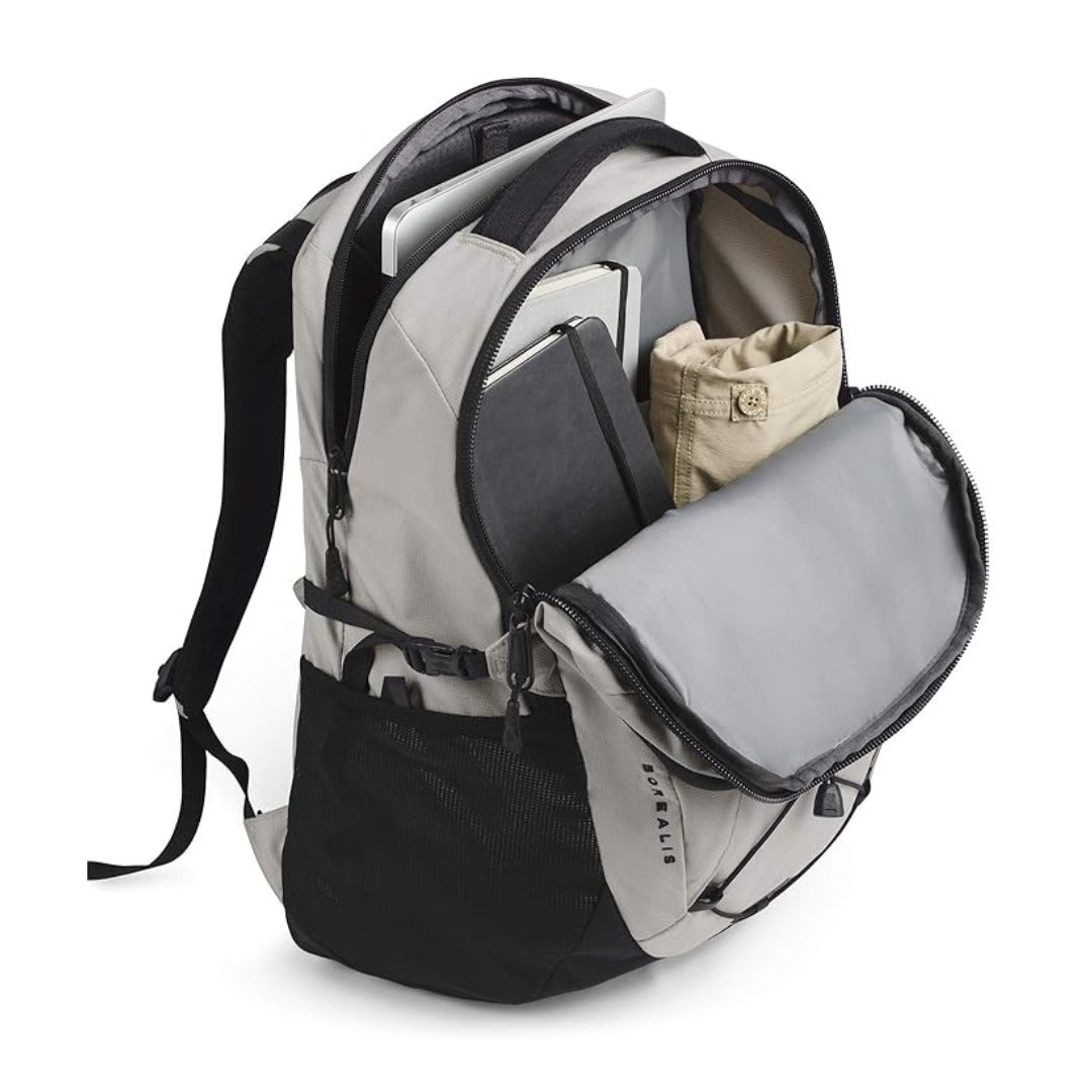 THE NORTH FACE Women's Borealis Commuter Laptop Backpack - Dove Grey Light Heather/TNF Black