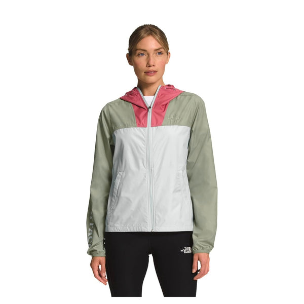 The North Face Women's Graphic Cyclone Jacket - Slate Rose/Tea Green/Tin Grey