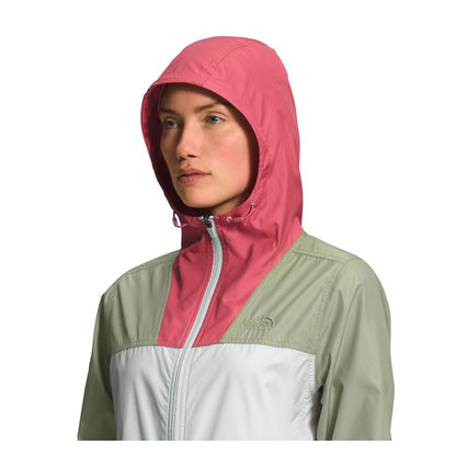 The North Face Women's Graphic Cyclone Jacket - Slate Rose/Tea Green/Tin Grey
