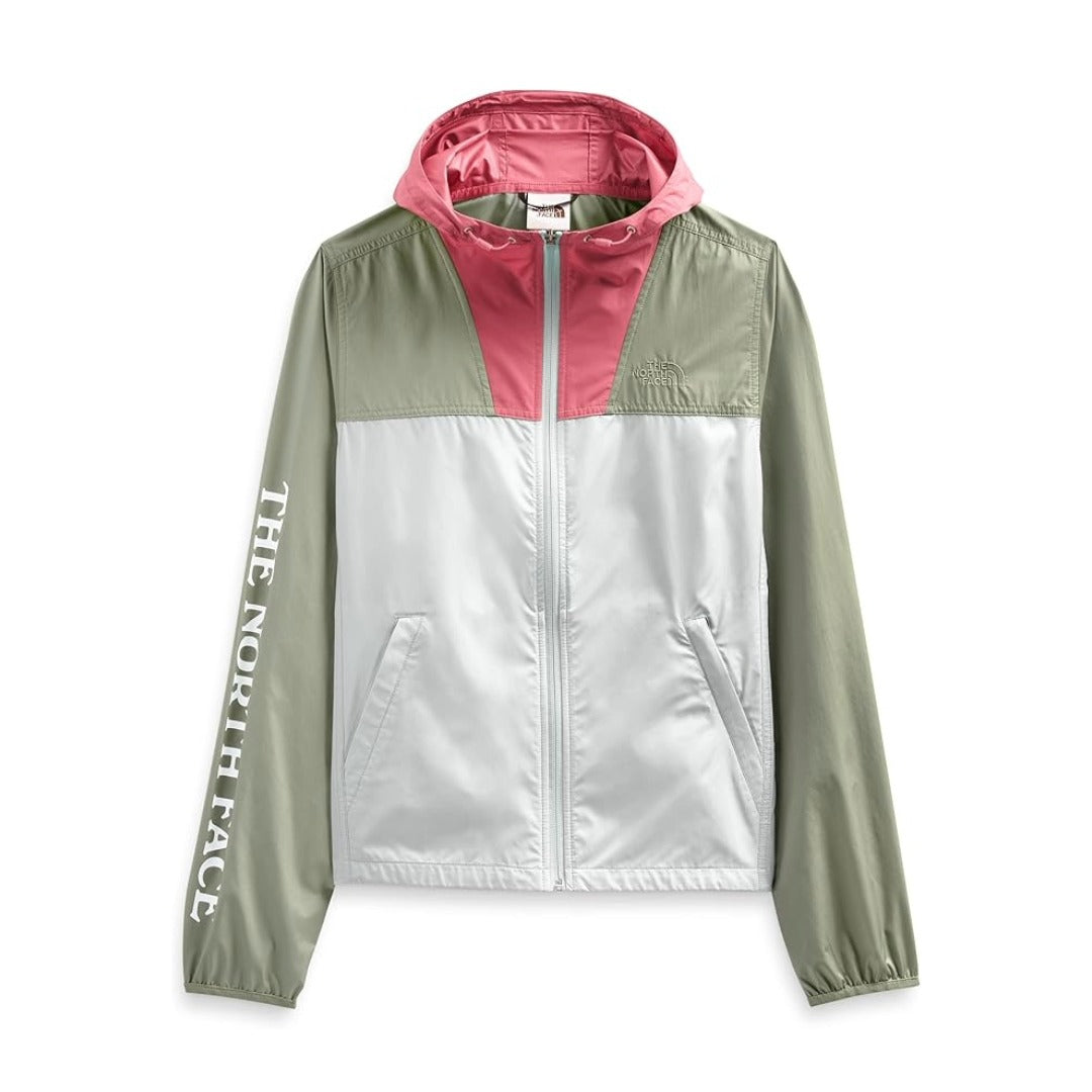 The North Face Women's Graphic Cyclone Jacket - Slate Rose/Tea Green/Tin Grey
