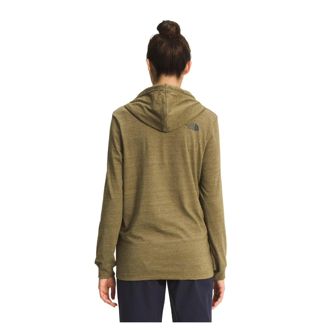 THE NORTH FACE Women's Summer Feels Tri-Blend Hoodie -  Olive Heather