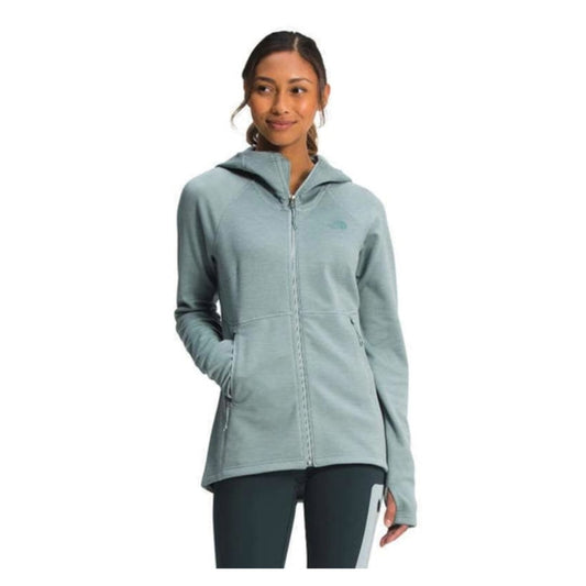 The North Face Women’s Canyonlands Full Zip Sweatshirt -Silver Blue Heather