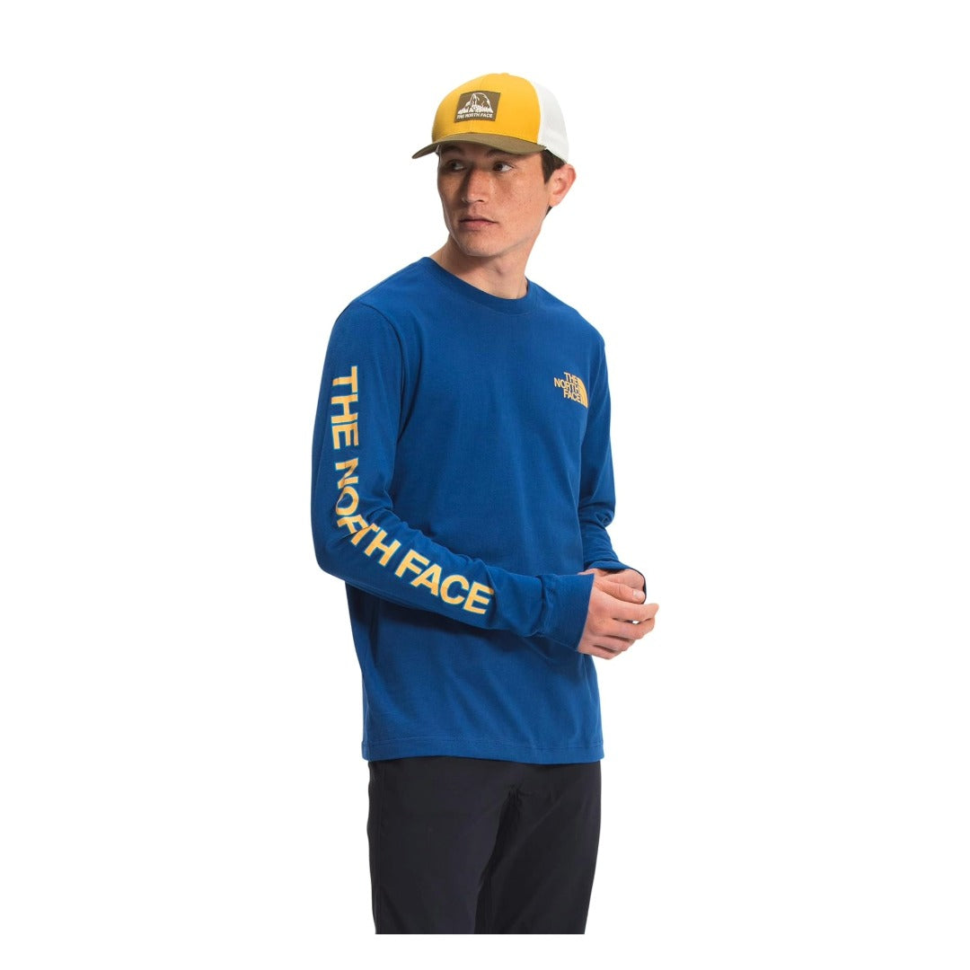 The North Face Mens' Long Sleeve Box NSE Tee