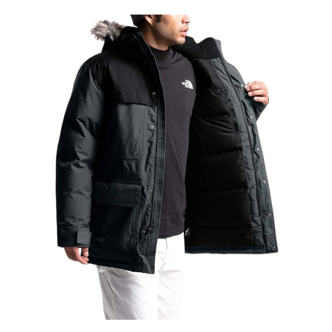 THE NORTH FACE Men's McMurdo Parka III - Asphalt Grey/TNF Black