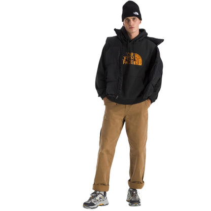 The North Face Men's Evolution Regenerative Ink Half Dome Hoodie - Black/Summit Gold