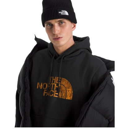 The North Face Men's Evolution Regenerative Ink Half Dome Hoodie - Black/Summit Gold