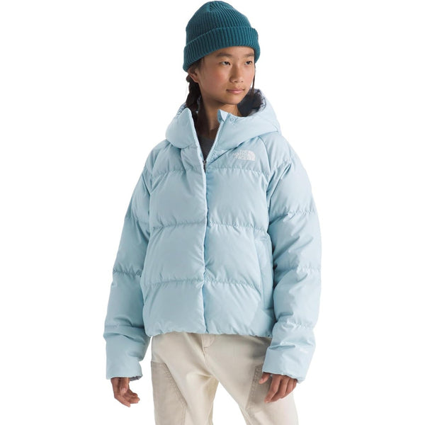 The North Face Girls’ North Down Hooded Jacket - Polar Haze