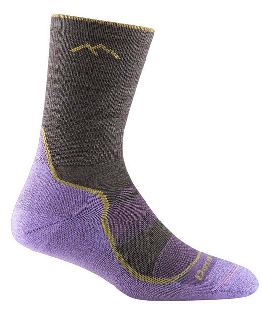 Darn Tough Women's Light Hiker Micro Crew Lightweight Hiking Sock - Taupe