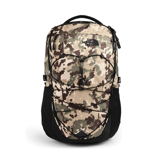 The North Face Borealis Backpack with padded laptop sleeve, front bungee storage, ergonomic shoulder straps, and rugged everyday design.