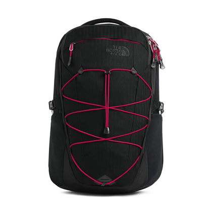 The North Face Borealis Backpack with padded laptop sleeve, front bungee storage, ergonomic shoulder straps, and rugged everyday design.