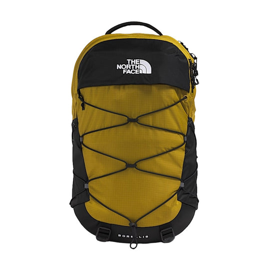 The North Face Borealis Backpack with FlexVent suspension, front bungee system, and padded laptop compartment.