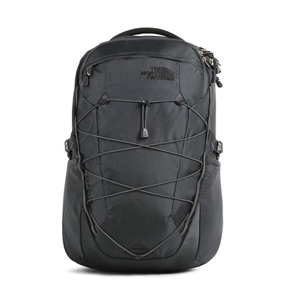 The North Face Borealis Backpack with padded laptop sleeve, front bungee storage, ergonomic shoulder straps, and rugged everyday design.