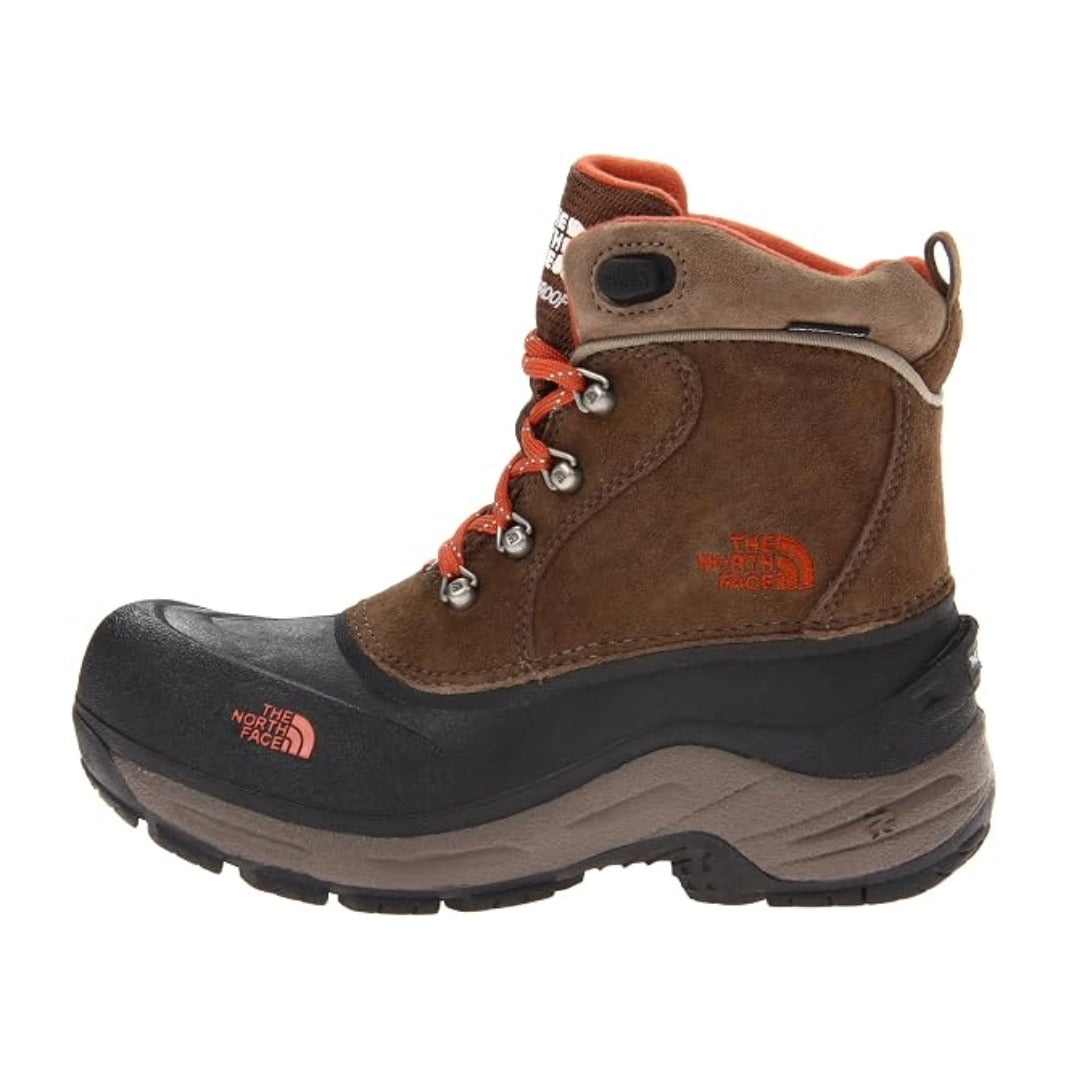 The North Face Chilkats Lace-Up Insulated Boot - Mud Pack/Sienna Orange