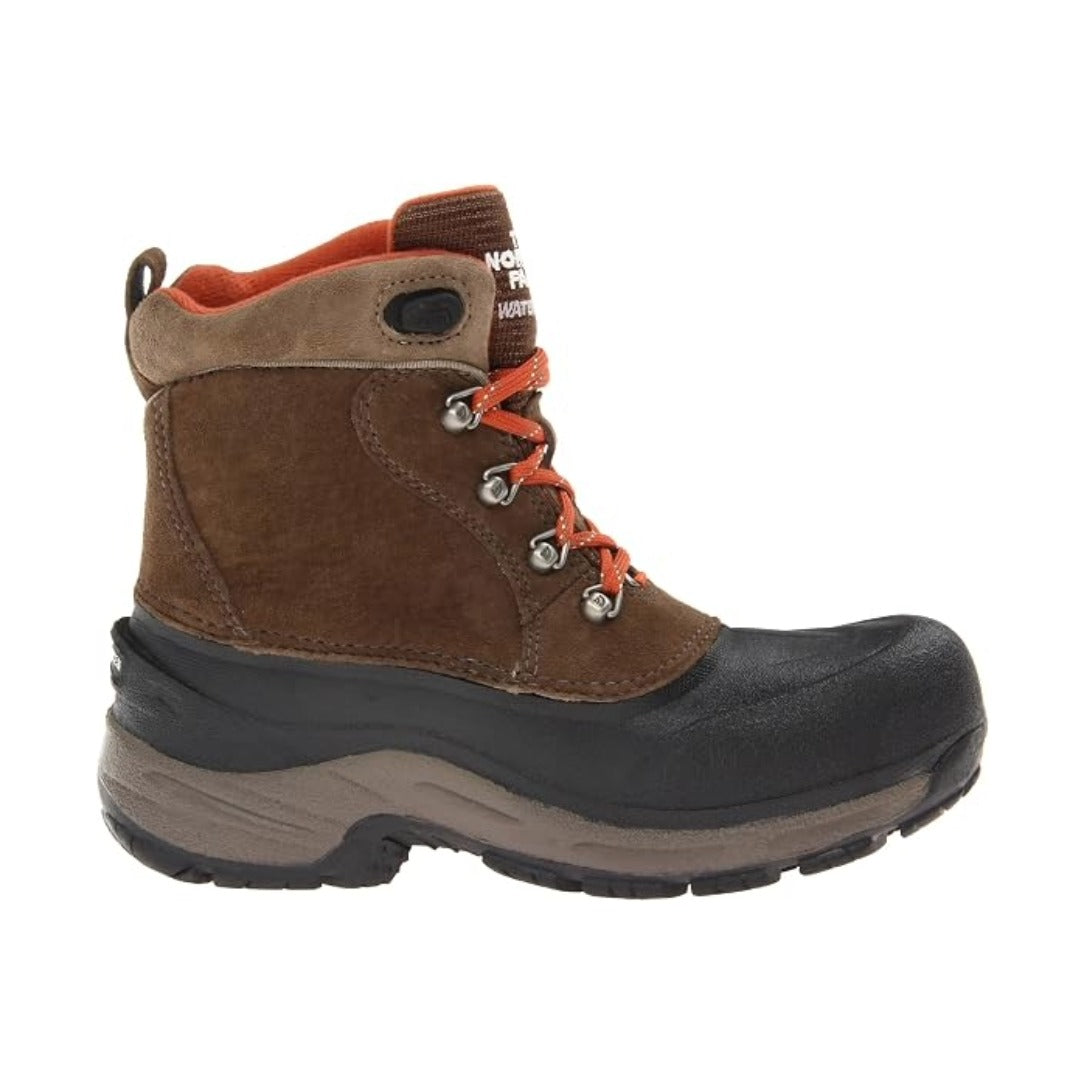 The North Face Chilkats Lace-Up Insulated Boot - Mud Pack/Sienna Orange