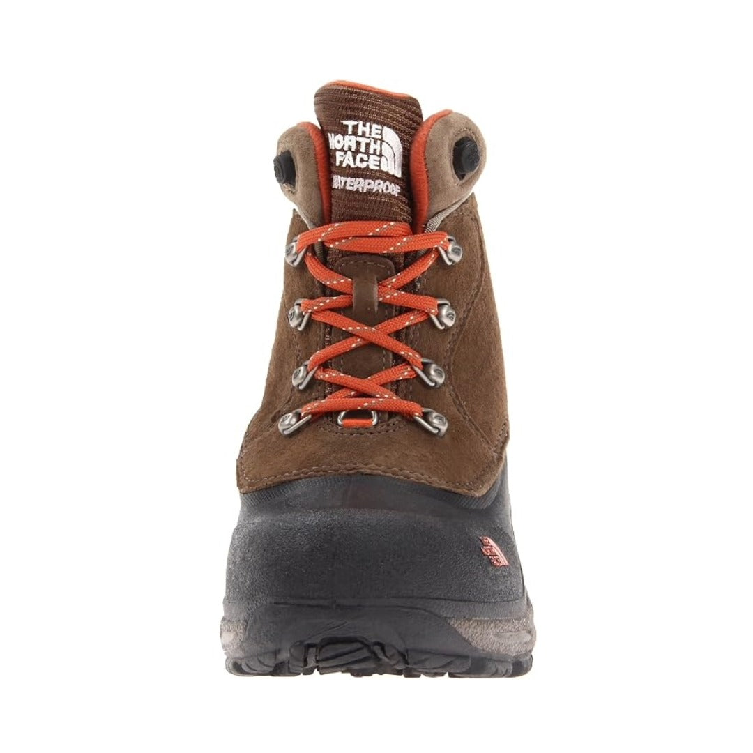 The North Face Chilkats Lace-Up Insulated Boot - Mud Pack/Sienna Orange