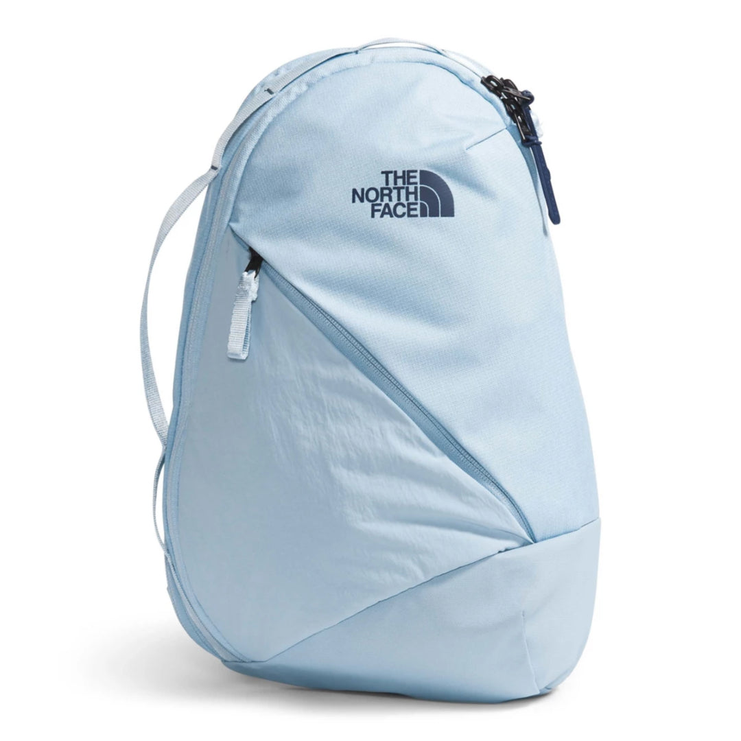 The North Face Women’s Isabella Sling Bag compact crossbody sling with padded strap, tablet sleeve, and multiple zip compartments.