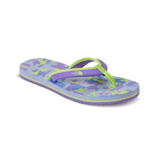 Kids flip flops featuring soft synthetic straps, a cushioned EVA footbed, textured insole, lightweight slip-on design, and a durable rubber outsole for beach trips, pool days, and everyday warm-weather wear