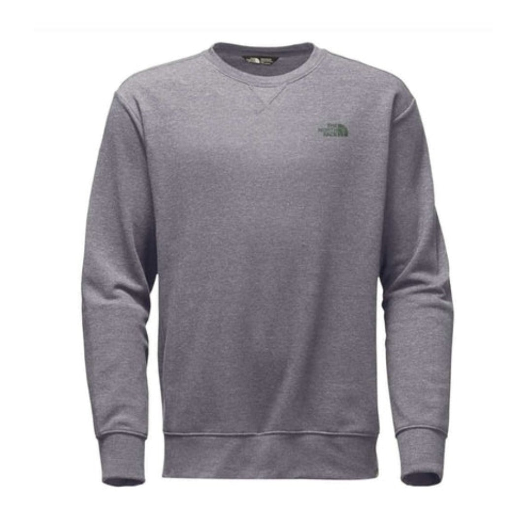The North Face Men’s Half Dome Crew fleece sweatshirt with crew neckline and large Half Dome logo on the front.