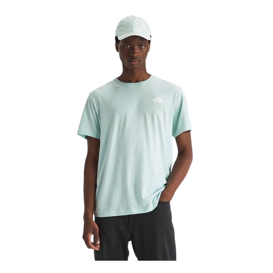 The North Face Men’s Core Box NSE Short Sleeve Tee featuring soft cotton fabric, ribbed crewneck, and bold Box NSE logo graphic on the chest for casual wear.