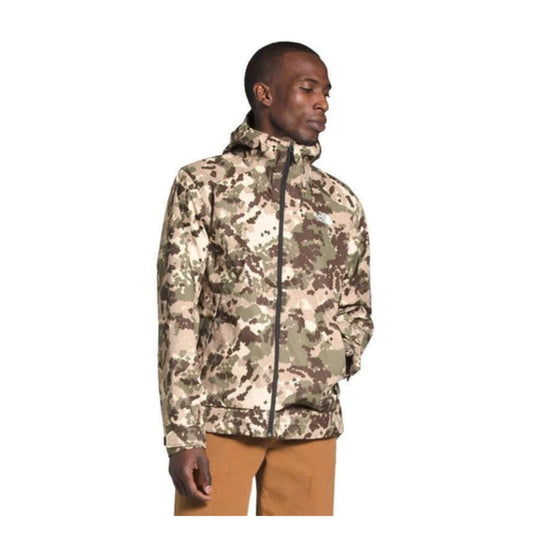 The North Face Men’s Millerton Jacket with waterproof shell, adjustable hood, zippered pockets, and lightweight rain-ready design.