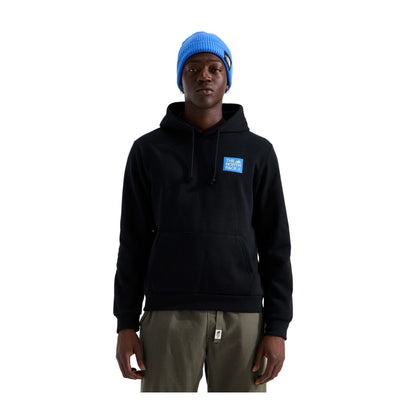 Men's pullover hoodie featuring a soft cotton-blend fleece fabric, adjustable drawstring hood, kangaroo pocket, ribbed cuffs and hem, and a regular fit for casual everyday comfort