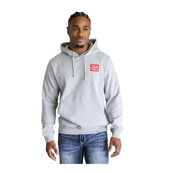 Men's pullover hoodie featuring a soft cotton-blend fleece fabric, adjustable drawstring hood, kangaroo pocket, ribbed cuffs and hem, and a regular fit for casual everyday comfort