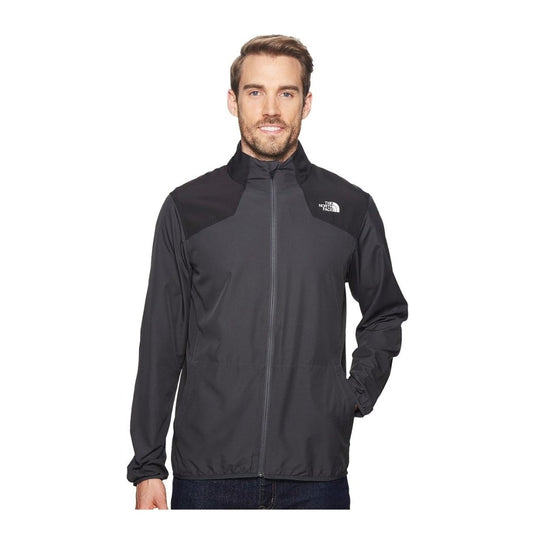 The North Face Men’s Reactor Jacket lightweight full-zip performance jacket with breathable polyester fabric and athletic fit.