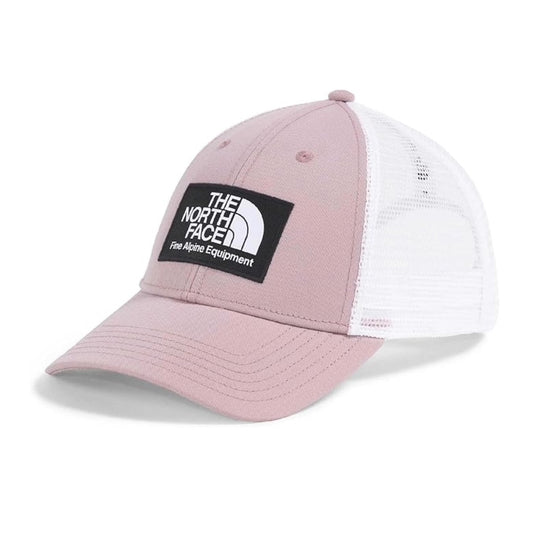 The North Face Unisex Mudder Trucker Baseball Cap with structured front, mesh back panels, and adjustable snapback closure.