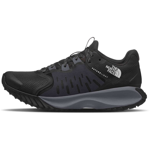 Women’s waterproof hiking shoes featuring a breathable textile and synthetic upper, lace-up closure, reinforced toe cap, cushioned EVA midsole, padded collar, and durable rubber outsole with aggressive trail tread