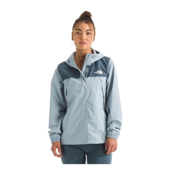 Women’s The North Face Antora Jacket with waterproof hooded design in lightweight recycled fabric