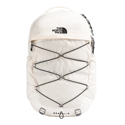 The North Face Borealis Backpack with padded laptop compartment, FlexVent suspension, and front bungee storage system.
