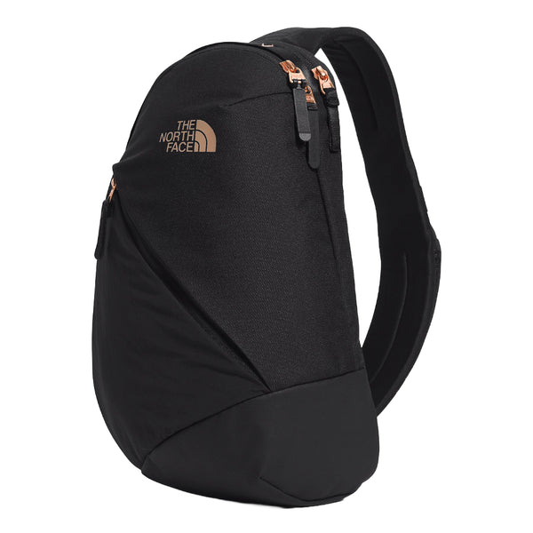The North Face Women’s Isabella Sling Bag compact crossbody sling with padded strap, tablet sleeve, and multiple zip compartments.