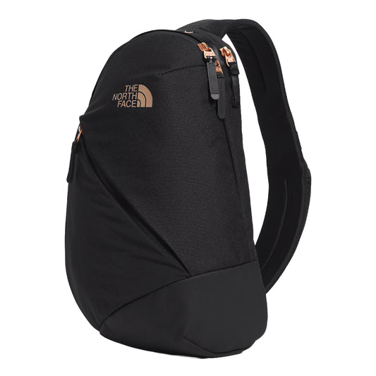 The North Face Women’s Isabella Sling Bag compact crossbody sling with padded strap, tablet sleeve, and multiple zip compartments.