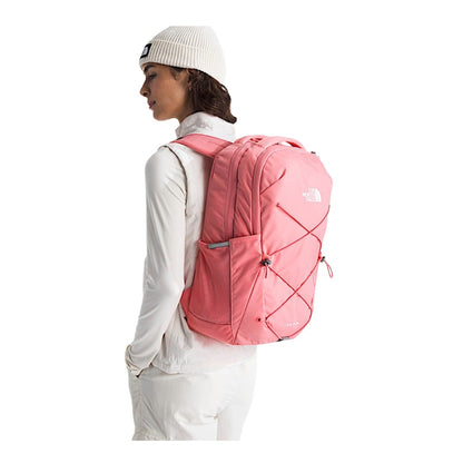The North Face Women's Jester Everyday Laptop Backpack -  Coral Crush Light Heather/Coral Crush