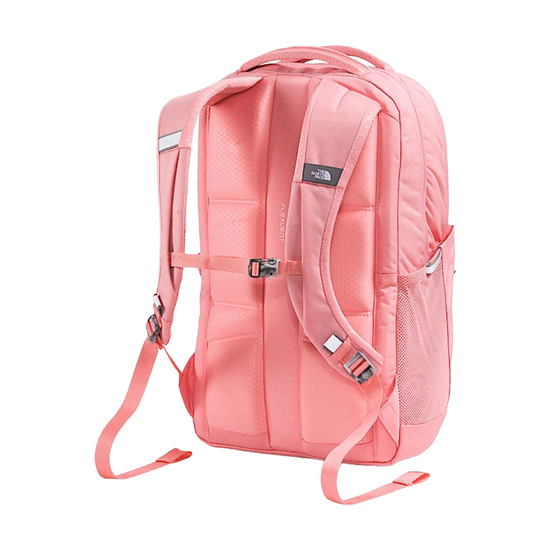 The North Face Women's Jester Everyday Laptop Backpack -  Coral Crush Light Heather/Coral Crush