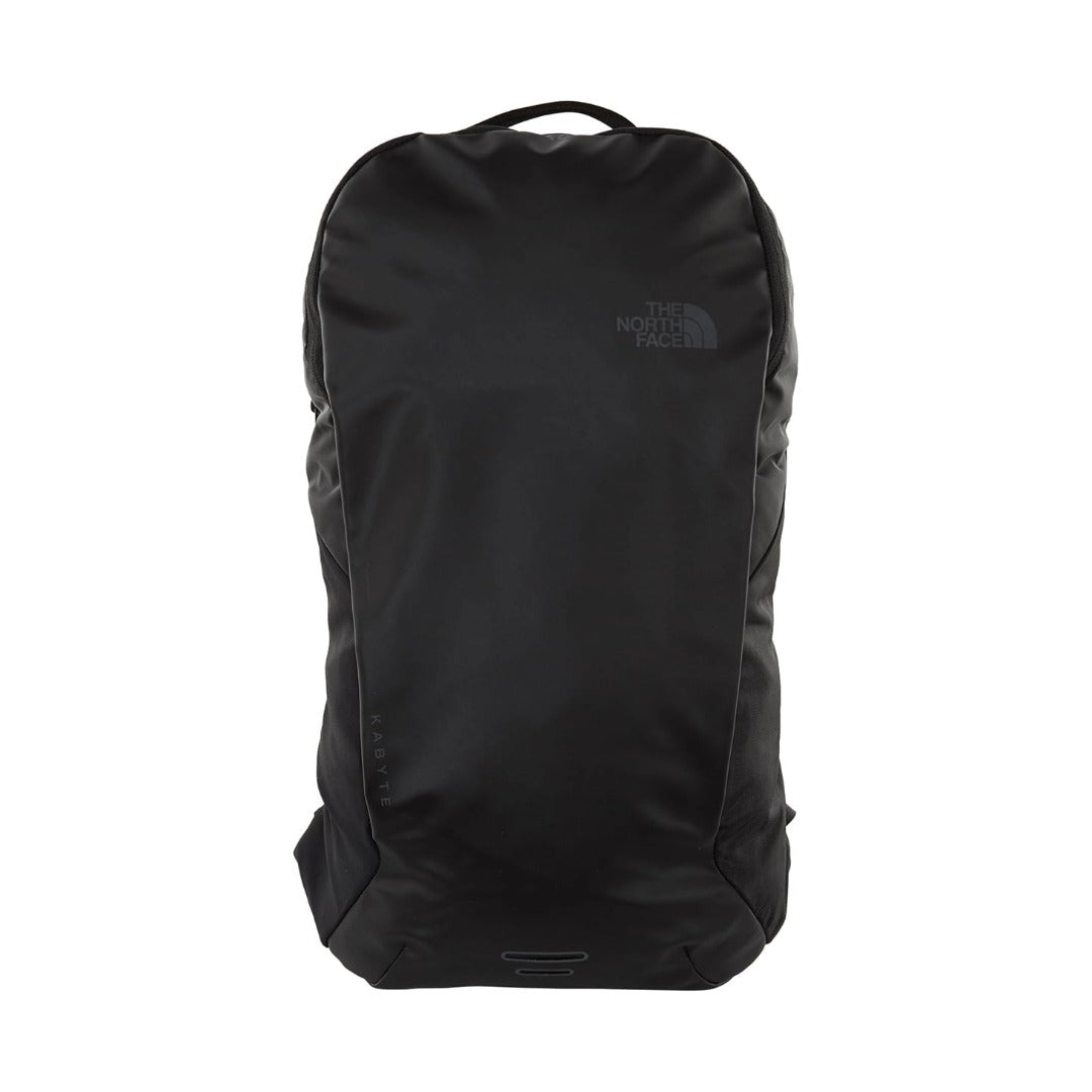 The North Face Women’s Kabyte Backpack featuring sleek design, padded laptop sleeve, multiple zip compartments, and comfortable shoulder straps for daily commuting.