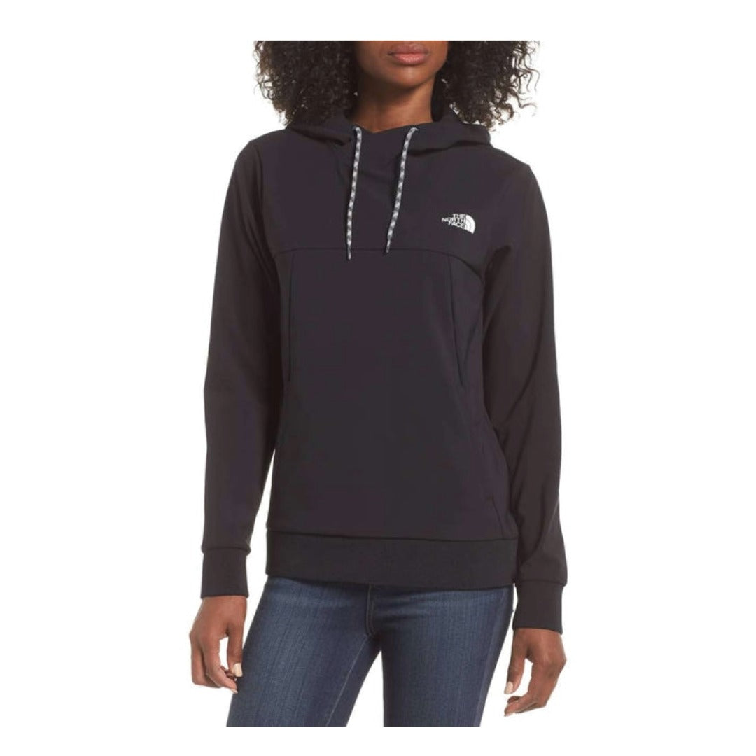 The North Face Women’s Tekno Fresh Hoodie lightweight full-zip performance hoodie with adjustable hood and stretch fabric.