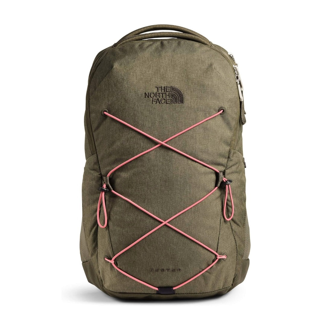 The North Face Womens Jester Backpack with padded laptop sleeve, organized compartments, breathable back panel, and everyday commuter design.