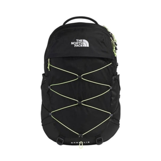 The North Face Women’s Borealis backpack with padded shoulder straps, front bungee system, and organized compartments for everyday carry and commuting.