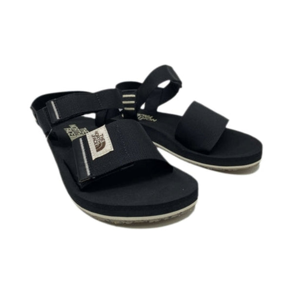 Women's outdoor sandal featuring adjustable recycled polyester webbing straps, an open-toe design, cushioned EVA footbed, contoured insole, and durable rubber outsole for walking, travel, and everyday warm-weather wear