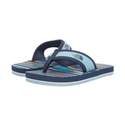 The North Face Youth Base Camp Flip-Flops - Shady Blue / Canal Blue