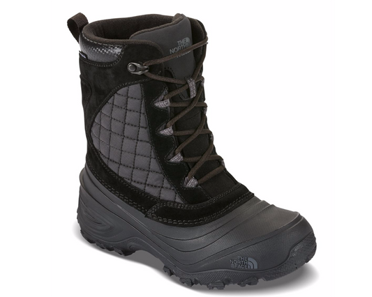 outh insulated winter boots featuring a water-resistant ripstop upper, lightweight synthetic insulation, pull-on design, cushioned midsole, reinforced toe and heel, and a durable rubber outsole for cold-weather outdoor activities