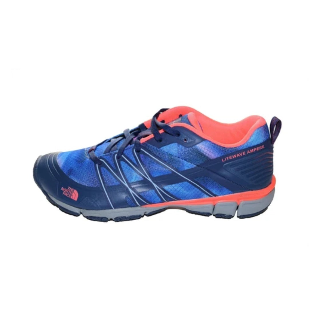 The North Face Women's Litewave Ampere Shoes - Patriot Blue Print/Tropical Coral
