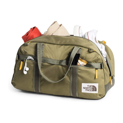The North Face Berkeley Duffel—S - Burnt Olive Green/New Taupe Green