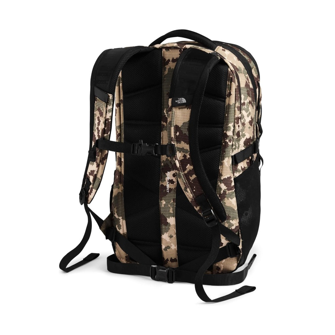 The North Face Borealis Backpack - Burnt Olive Green Digi Topo Ripstop Print/TNF Black