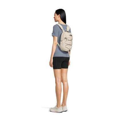 The North Face Borealis Mini Backpack, White Dune/TNF Black