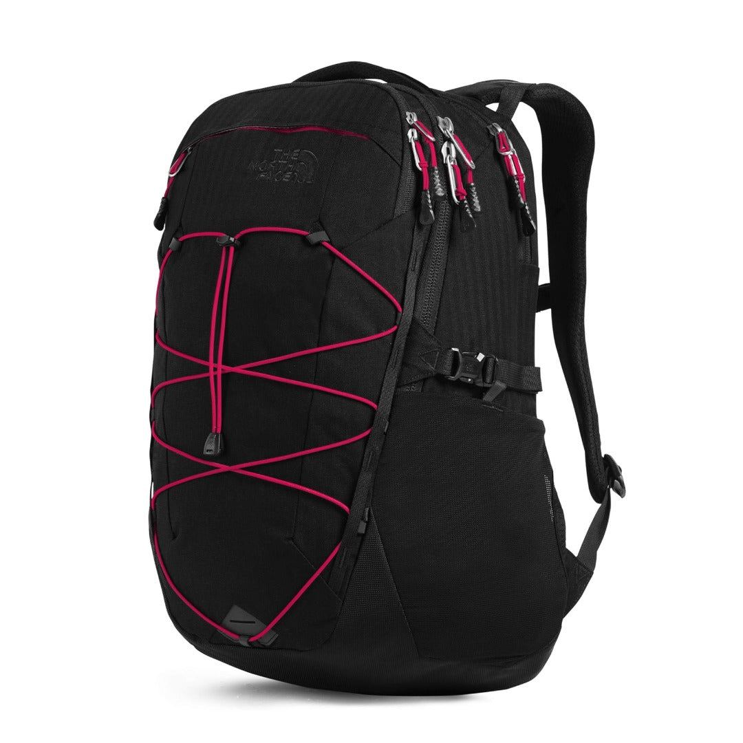 The North Face Borealis Backpack - Tnf Black Light Directional Heather/Tnf Red