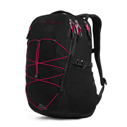 The North Face Borealis Backpack - Tnf Black Light Directional Heather/Tnf Red