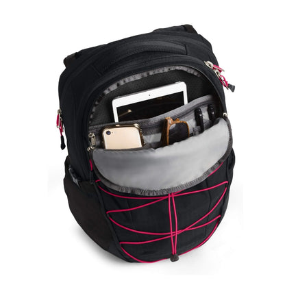 The North Face Borealis Backpack - Tnf Black Light Directional Heather/Tnf Red